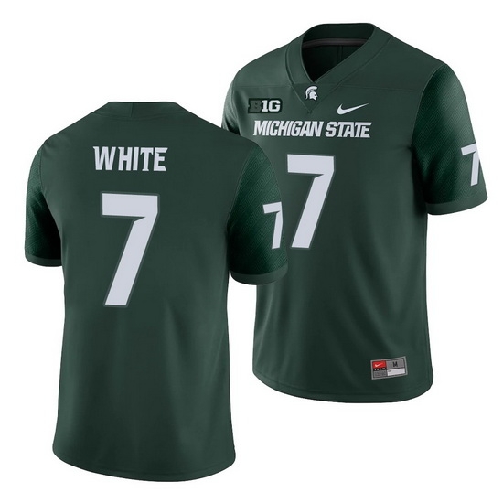 Michigan State Spartans Ricky White Green College Football Michigan State Spartans Jersey Michigan State Spartans Ricky White Green College Football Michigan State Spartans Jersey