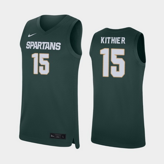 Michigan State Spartans Thomas Kithier Green Replica Men'S Jersey Michigan State Spartans Thomas Kithier Green Replica Men'S Jersey