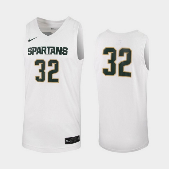 Michigan State Spartans White Replica Men'S Jersey Michigan State Spartans White Replica Men'S Jersey
