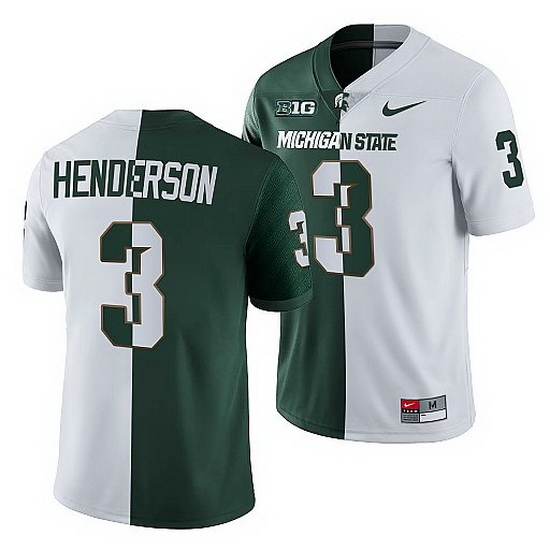 Michigan State Spartans Xavier Henderson Michigan State Spartans Split Edition 2021 22 Jersey Michigan State Spartans Xavier Henderson Michigan State Spartans Split Edition 2021 22 Jersey
