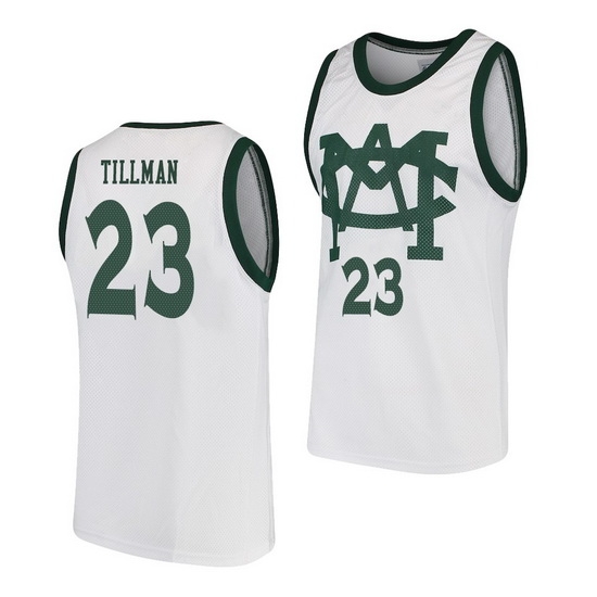Michigan State Spartans Xavier Tillman White Vault Mac Men'S Jersey Michigan State Spartans Xavier Tillman White Vault Mac Men'S Jersey