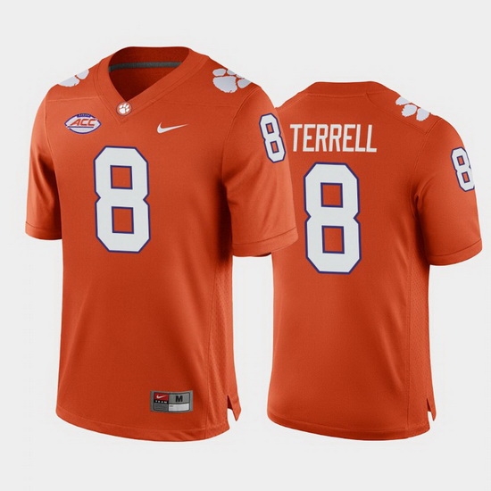 Clemson Tigers A.J. Terrell Orange Home Men'S Jersey Clemson Tigers A.J. Terrell Orange Home Men'S Jersey