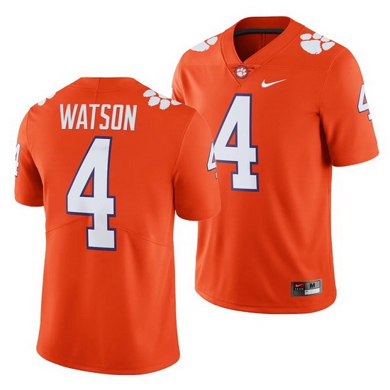 Clemson Tigers Deshaun Watson Orange Limited College Football Jersey Clemson Tigers Deshaun Watson Orange Limited College Football Jersey