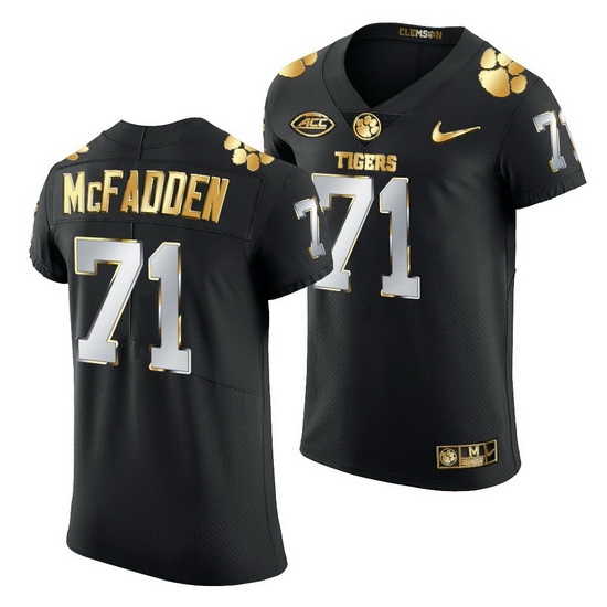 Clemson Tigers Jordan Mcfadden Black Golden Edition Jersey Clemson Tigers Jordan Mcfadden Black Golden Edition Jersey