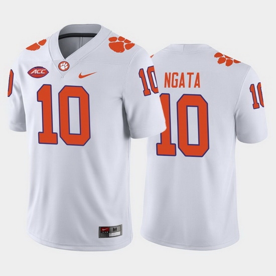 Clemson Tigers Joseph Ngata White Away Men'S Jersey Clemson Tigers Joseph Ngata White Away Men'S Jersey