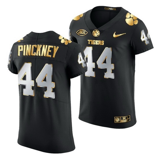 Clemson Tigers Nyles Pinckney Black Golden Edition Jersey Clemson Tigers Nyles Pinckney Black Golden Edition Jersey