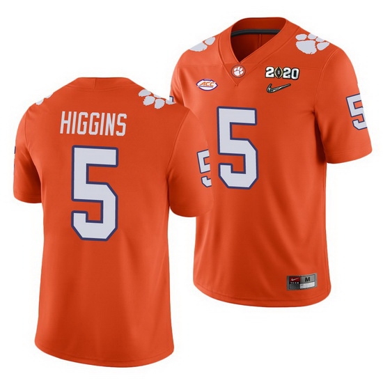 Clemson Tigers Tee Higgins Orange College Football Men'S Jersey Clemson Tigers Tee Higgins Orange College Football Men'S Jersey