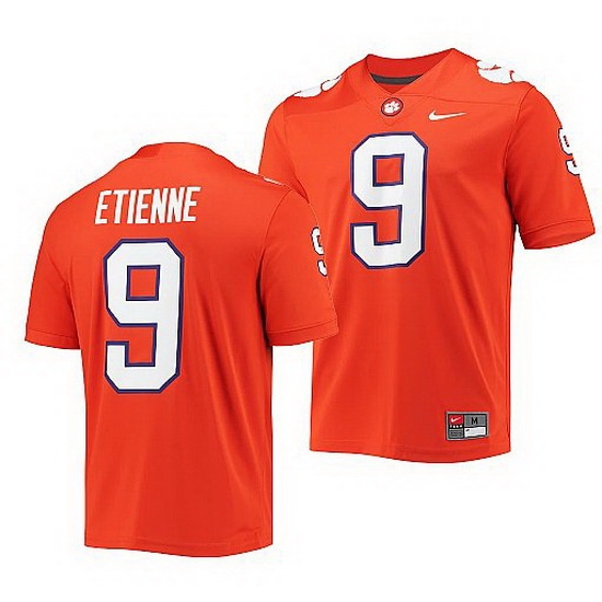 Clemson Tigers Travis Etienne Orange College Football Jersey Clemson Tigers Travis Etienne Orange College Football Jersey