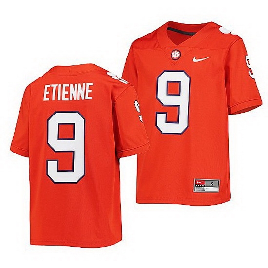 Clemson Tigers Travis Etienne Orange College Football Nfl Alumni Jersey Clemson Tigers Travis Etienne Orange College Football Nfl Alumni Jersey