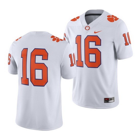 Clemson Tigers White Game Men'S Jersey Clemson Tigers White Game Men'S Jersey