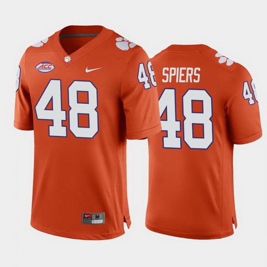 Clemson Tigers Will Spiers Orange Home Men'S Jersey Clemson Tigers Will Spiers Orange Home Men'S Jersey
