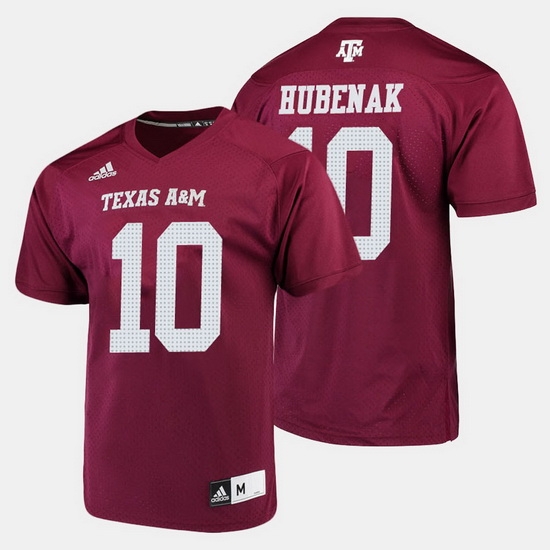 Men Texas A M Aggies Jake Hubenak College Football Maroon Jersey Men Texas A M Aggies Jake Hubenak College Football Maroon Jersey