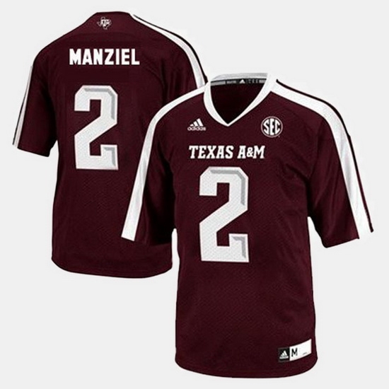 Men Texas A M Aggies Johnny Manziel College Football Red Jersey Men Texas A M Aggies Johnny Manziel College Football Red Jersey