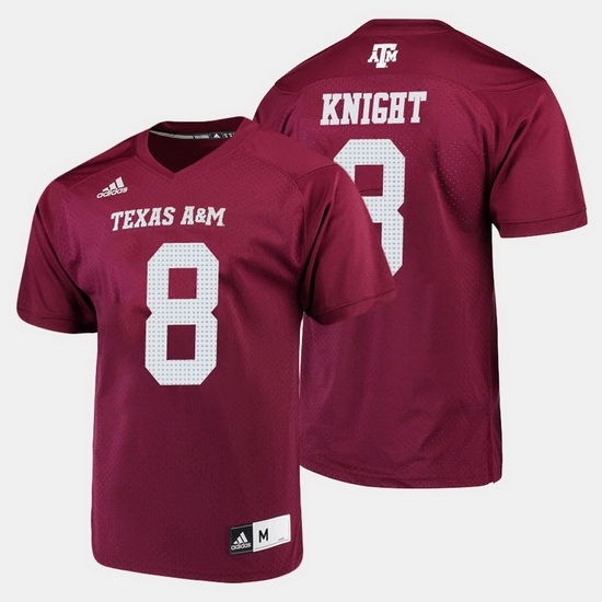 Men Texas A M Aggies Trevor Knight College Football Maroon Jersey Men Texas A M Aggies Trevor Knight College Football Maroon Jersey