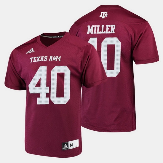 Men Texas A M Aggies Von Miller College Football Maroon Jersey Men Texas A M Aggies Von Miller College Football Maroon Jersey