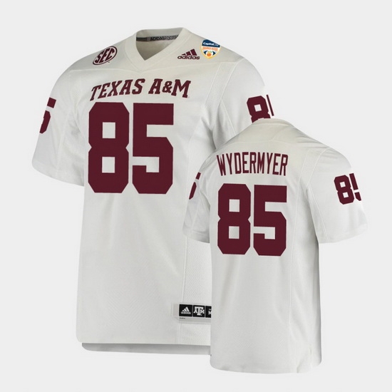 Men Texas A&M Aggies Jalen Wydermyer 2021 Orange Bowl College Football White Jersey Men Texas A&M Aggies Jalen Wydermyer 2021 Orange Bowl College Football White Jersey