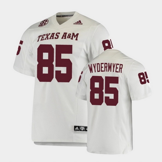 Men Texas A&M Aggies Jalen Wydermyer College Football White Premier Jersey Men Texas A&M Aggies Jalen Wydermyer College Football White Premier Jersey