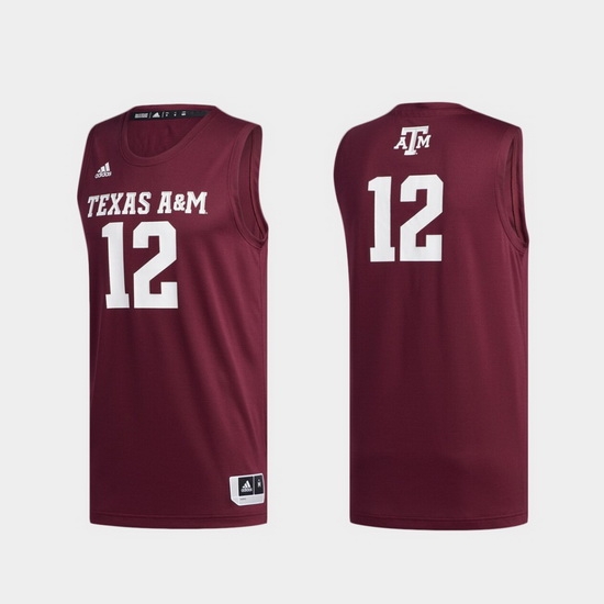 Men Texas A&M Aggies Maroon Swingman Basketball Jersey Men Texas A&M Aggies Maroon Swingman Basketball Jersey