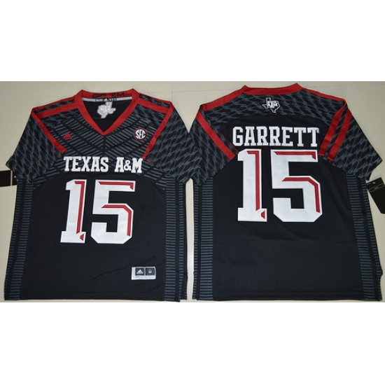 Texas A 26M Aggies 15 Myles Garrett Black College Football Jersey Texas A 26M Aggies 15 Myles Garrett Black College Football Jersey