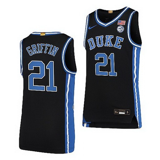 Duke Blue Devils Aj Griffin Black College Basketball 2021 22Limited Jersey Duke Blue Devils Aj Griffin Black College Basketball 2021 22Limited Jersey