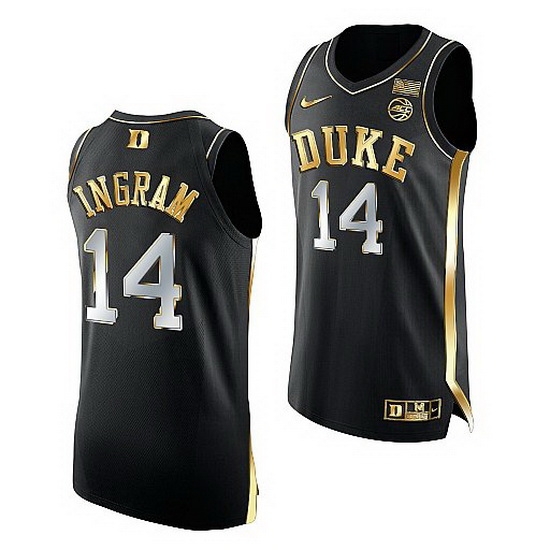 Duke Blue Devils Brandon Ingram Black Golden Edition Nba Alumni Jersey Duke Blue Devils Brandon Ingram Black Golden Edition Nba Alumni Jersey