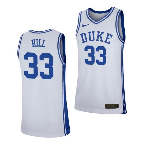 Duke Blue Devils Grant Hill White Replica Men'S Jersey Duke Blue Devils Grant Hill White Replica Men'S Jersey