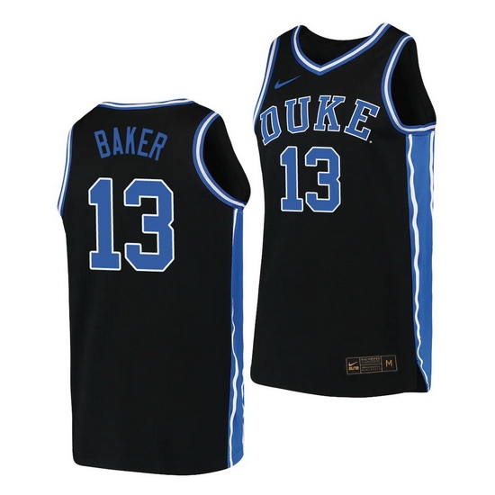 Duke Blue Devils Joey Baker Black Replica Men'S Jersey Duke Blue Devils Joey Baker Black Replica Men'S Jersey