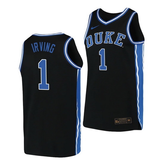 Duke Blue Devils Kyrie Irving Black Replica Men'S Jersey Duke Blue Devils Kyrie Irving Black Replica Men'S Jersey