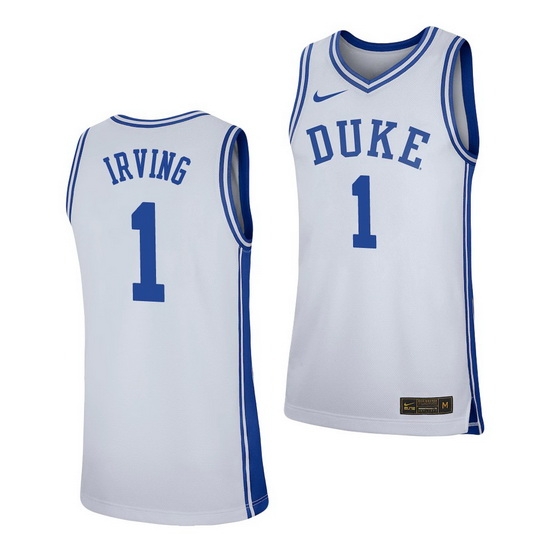 Duke Blue Devils Kyrie Irving White Replica Men'S Jersey Duke Blue Devils Kyrie Irving White Replica Men'S Jersey