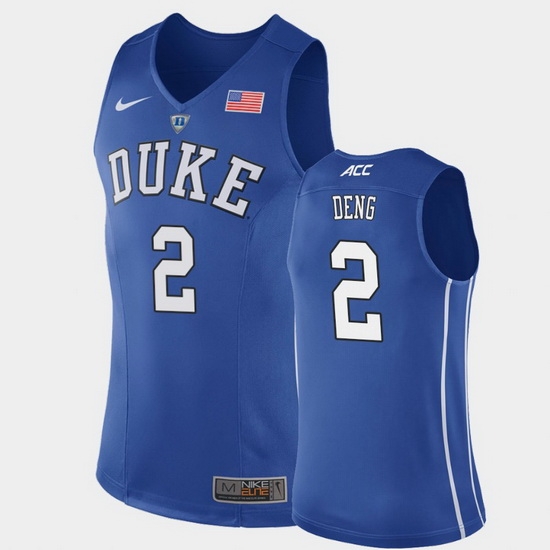 Duke Blue Devils Luol Deng Royal Authentic Men'S Jersey Duke Blue Devils Luol Deng Royal Authentic Men'S Jersey