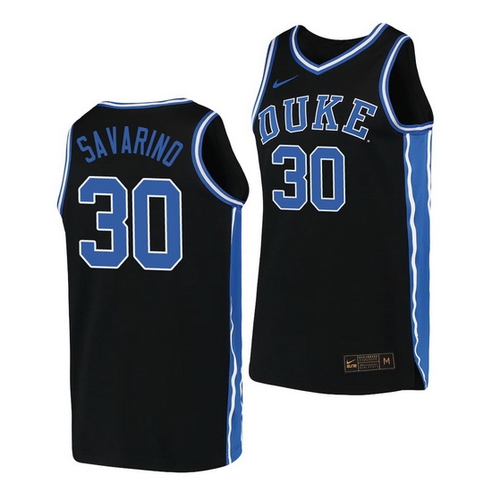 Duke Blue Devils Michael Savarino Black Replica Men'S Jersey Duke Blue Devils Michael Savarino Black Replica Men'S Jersey