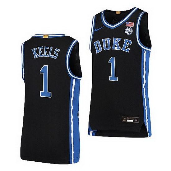 Duke Blue Devils Trevor Keels Black College Basketball 2021 22Limited Jersey Duke Blue Devils Trevor Keels Black College Basketball 2021 22Limited Jersey
