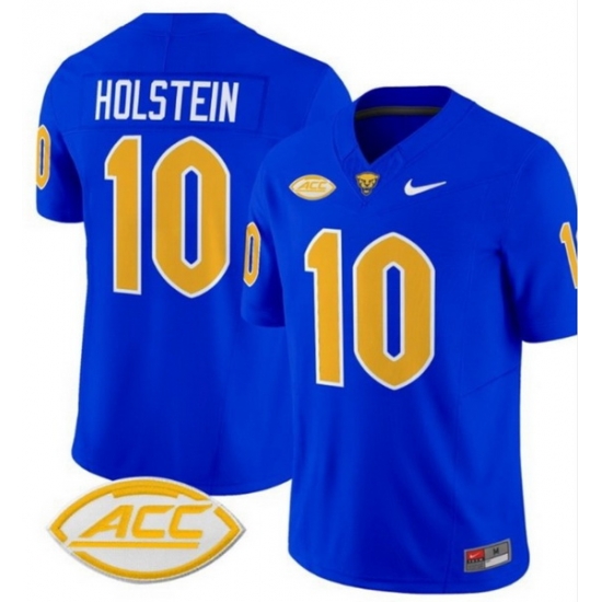 Men NCAA Holstein Blue Football Stitched Jersey. Men NCAA Holstein Blue Football Stitched Jersey.