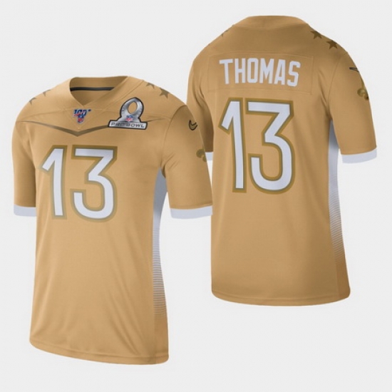 Men's New Orleans Saints #13 Michael Thomas 2020 NFC Pro Bowl Game Jersey Men's New Orleans Saints #13 Michael Thomas 2020 NFC Pro Bowl Game Jersey
