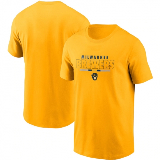 Milwaukee Brewers Men T Shirt 010 Milwaukee Brewers Men T Shirt 010
