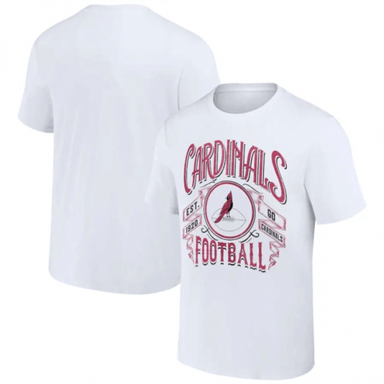 Men Arizona Cardinals White X Darius Rucker Collection Vintage Football T Shirt Men Arizona Cardinals White X Darius Rucker Collection Vintage Football T Shirt