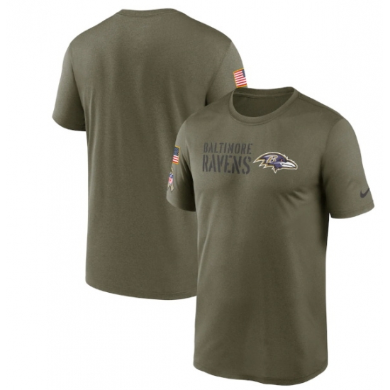 Men Baltimore Ravens Olive 2022 Salute To Service Legend Team T Shirt Men Baltimore Ravens Olive 2022 Salute To Service Legend Team T Shirt
