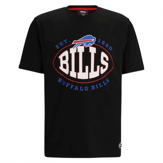 Men Buffalo Bills Black BOSS X Trap T Shirt Men Buffalo Bills Black BOSS X Trap T Shirt