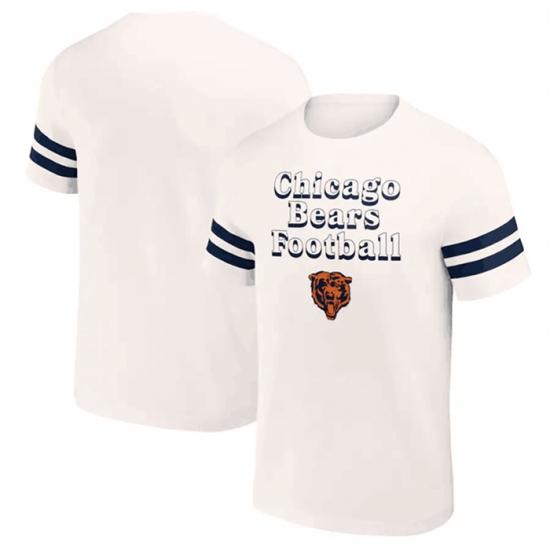Men Chicago Bears Cream X Darius Rucker Collection Vintage T Shirt Men Chicago Bears Cream X Darius Rucker Collection Vintage T Shirt