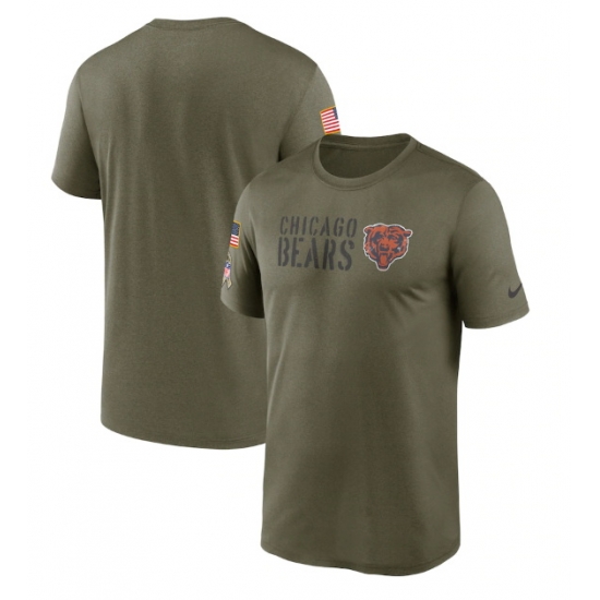 Men Chicago Bears Olive 2022 Salute To Service Legend Team T Shirt Men Chicago Bears Olive 2022 Salute To Service Legend Team T Shirt