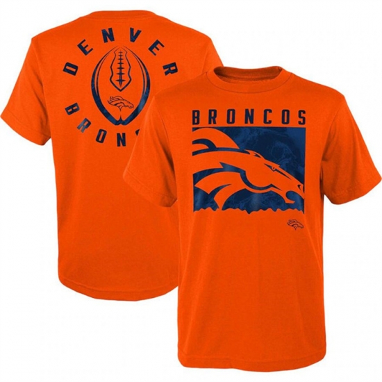 Men Denver Broncos Orange Preschool Liquid Camo Logo T Shirt Men Denver Broncos Orange Preschool Liquid Camo Logo T Shirt