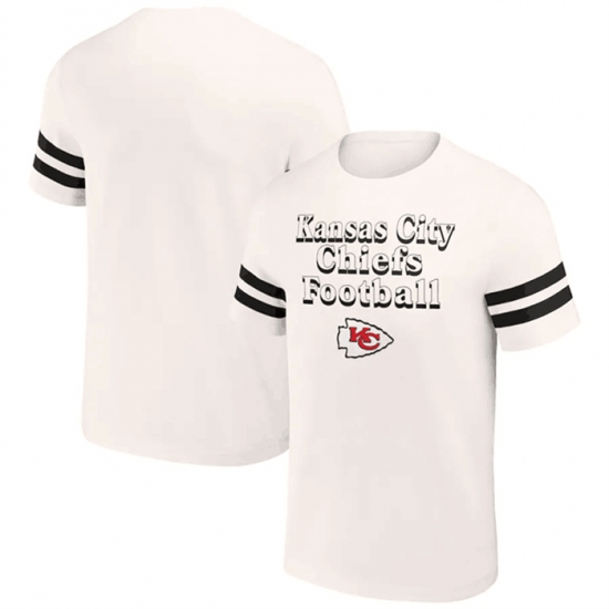 Men Kansas City Chiefs Cream X Darius Rucker Collection Vintage T Shirt Men Kansas City Chiefs Cream X Darius Rucker Collection Vintage T Shirt