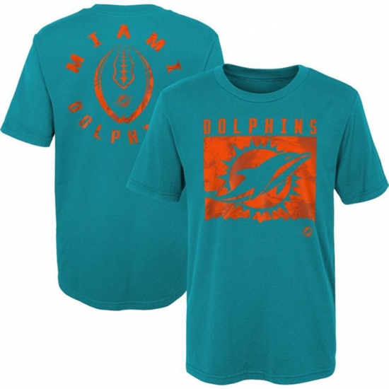 Men Miami Dolphins Aqua Preschool Liquid Camo Logo T Shirt Men Miami Dolphins Aqua Preschool Liquid Camo Logo T Shirt