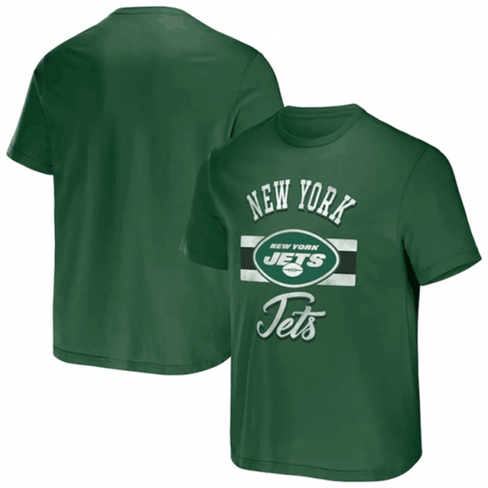 Men New York Jets Green X Darius Rucker Collection Stripe T Shirt Men New York Jets Green X Darius Rucker Collection Stripe T Shirt