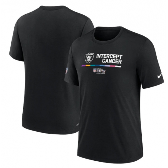 Men Las Vegas Raiders 2022 Black Crucial Catch Performance T Shirt Men Las Vegas Raiders 2022 Black Crucial Catch Performance T Shirt