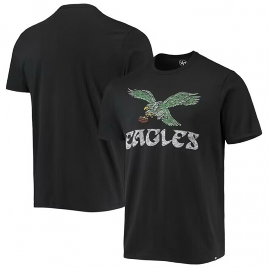 Men Philadelphia Eagles Black T Shirt Men Philadelphia Eagles Black T Shirt