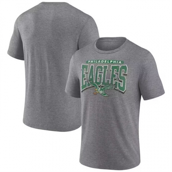 Men Philadelphia Eagles Gray Sleeve T Shirt Men Philadelphia Eagles Gray Sleeve T Shirt