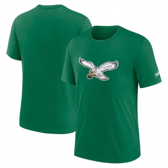 Men Philadelphia Eagles Green T Shirt Men Philadelphia Eagles Green T Shirt