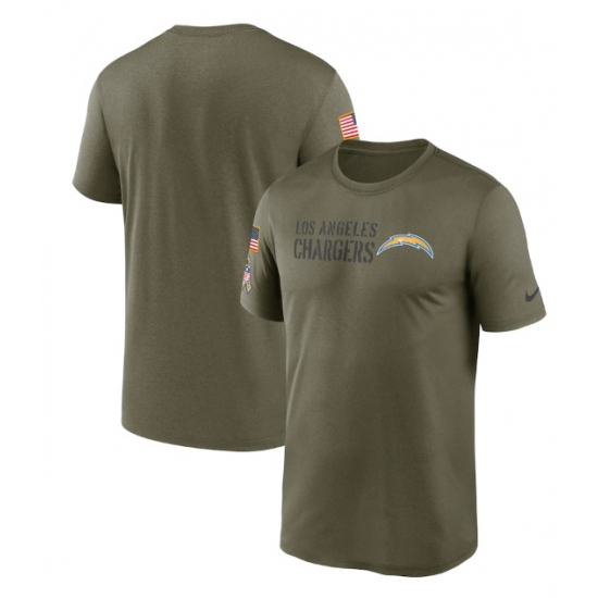 Men Los Angeles Chargers Olive 2022 Salute To Service Legend Team T Shirt Men Los Angeles Chargers Olive 2022 Salute To Service Legend Team T Shirt