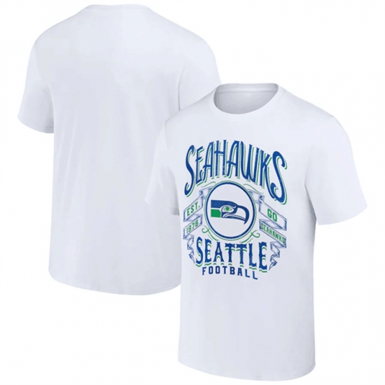 Men Seattle Seahawks White X Darius Rucker Collection Vintage Football T Shirt Men Seattle Seahawks White X Darius Rucker Collection Vintage Football T Shirt